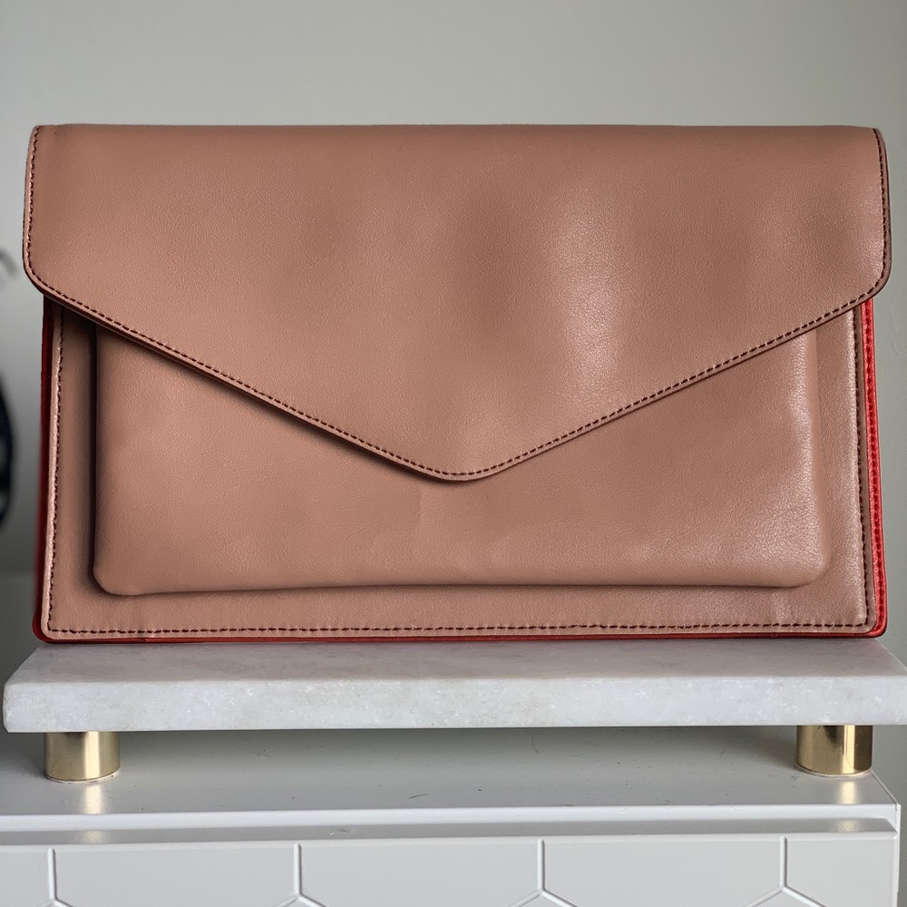 Banana Republic Leather Clutch